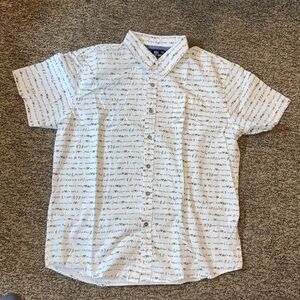 MBX PREMIUM COOOS Beige Patterned Casual Shirt Size L